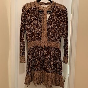 Zara leopard dress
